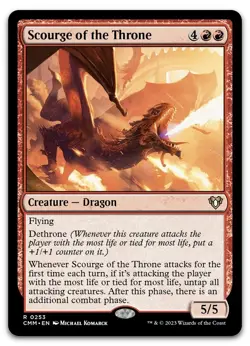 Scourge of the Throne #253 (NM) Commander Masters CMM Magic MTG pack fresh - Image 1