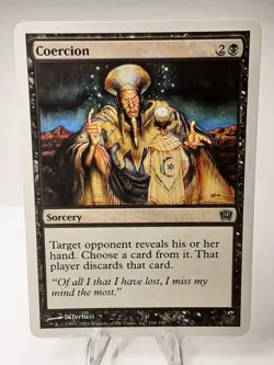 MTG - 9th Edition - Coercion - #118 - Near Mint - Image 1