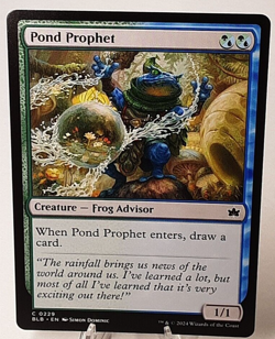 MTG - Bloomburrow - Pond Prophet - #0229 - Near Mint - Image 1