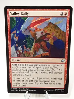 MTG - Bloomburrow - Valley Rally - Bloomburrow - #0159 - Playset x4 - Near Mint - Image 1