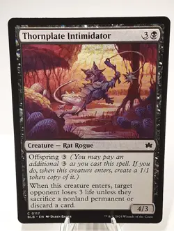 MTG - Bloomburrow - Thornplate Intimidator - #0117 - Near Mint - Image 1