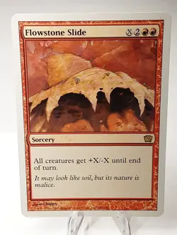 MTG - 9th Edition - Flowstone Slide - #186 - Lightly Played - Image 1