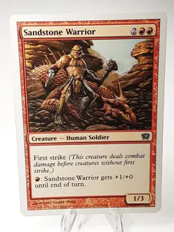 MTG - 9th Edition - Sandstone Warrior - #215 - Near Mint - Image 1