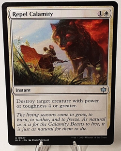 MTG - Bloomburrow - Repel Calamity - #0027 - Near Mint - Image 1