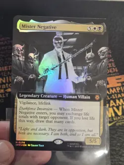 Mister Negative - FOIL - EXTENDED ART MTG Marvel's Spider-Man NM Magic - Image 1