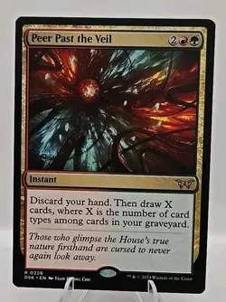 Peer Past the Veil MTG Duskmourn: House of Horror Regular - Image 1