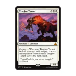 WOTC MTG Rivals of Ixalan Trapjaw Tyrant (MR) (Foil) NM - Image 1