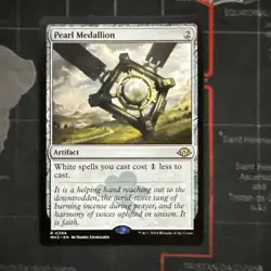 Pearl Medallion NM MH3 Magic the Gathering MTG Modern Horizons 3 - Image 1