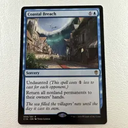 MTG - Coastal Breach - Regular Rare NM #6 Commander 2016 C16 - Image 1