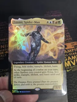 Cosmic Spider-Man MTG Borderless Foil - Image 1