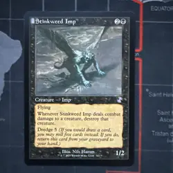 MTG Magic the Gathering Stinkweed Imp Retro Frame Time Spiral Remastered LP - Image 1