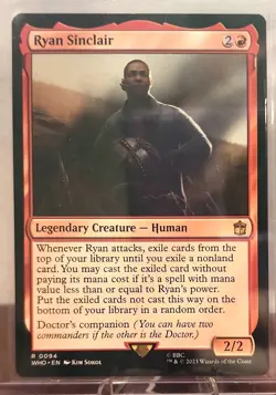 MtG Ryan Sinclair Universes Beyond: Doctor Who Regular - Image 1