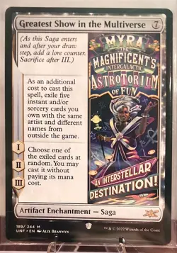 MtG Greatest Show in the Multiverse Unfinity Regular - Image 1