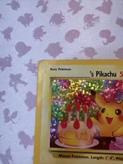 Pokemon TCG Birthday Pikachu Black Star Promo #24 Celebrations Set NM Condition - Image 4