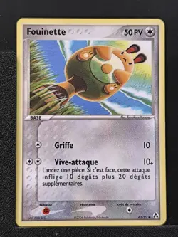 Carte Pokemon Fouinette 62/92 Ex Createurs De Legendes Bloc EX FR 1 - Image 2