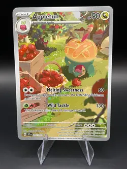 Appletun 211/191 - Full Art Holo - NM/M - Sv08 Surging Sparks - Pokemon TCG - Image 1