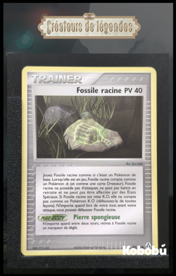 Carte Pokemon Fossile Racine PV40 80/92 Ex Createurs De Legendes Bloc EX FR 1 - Image 1