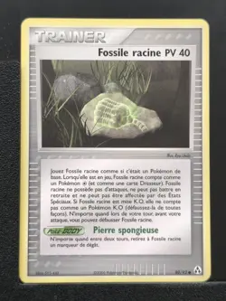 Carte Pokemon Fossile Racine PV40 80/92 Ex Createurs De Legendes Bloc EX FR 2 - Image 2
