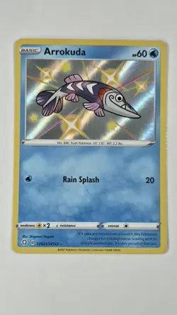 Arrokuda sv031/sv122 SWSH: Shining Fates Shiny Vault Pokemon TCG 2021 - Image 1