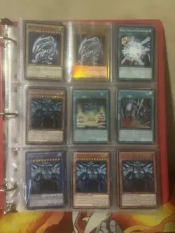 Yugioh Binder Lot New Old And Vintage Cards Blue Eyes White Dragon Obelisk - Image 1