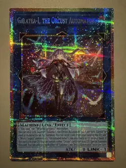 YUGIOH GALATEA-I THE ORCUST AUTOMATON ASIA ENGLISH CR09-AES33 PSER (1ST RUN) - Image 1