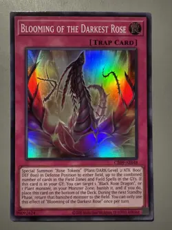 YUGIOH BLOOMING OF THE DARKEST ROSE ASIA ENGLISH EDITION CR09-AE048 SUPER RARE - Image 1