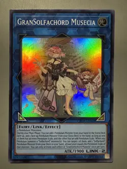 YUGIOH GRANSOLFACHORD MUSECIA ASIA ENGLISH EDITION CR09-AE068 SUPER RARE - Image 1
