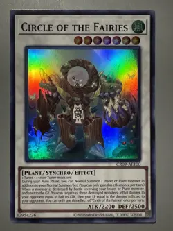YUGIOH CIRCLE OF THE FAIRIES ASIA ENGLISH EDITION CR09-AE100 SUPER RARE - Image 1