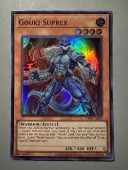 YUGIOH GOUKI SUPREX (EFFECT) ASIA ENGLISH EDITION CR09-AE050 SUPER RARE - Image 1