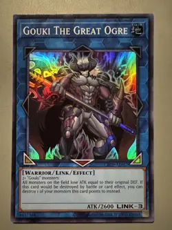 YUGIOH GOUKI THE GREAT OGRE ASIA ENGLISH EDITION CR09-AE057 SUPER RARE - Image 1