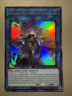 YUGIOH GALATEA-I THE ORCUST AUTOMATON ASIA ENGLISH EDITION CR09-AE094 ULTRA RARE - Image 1