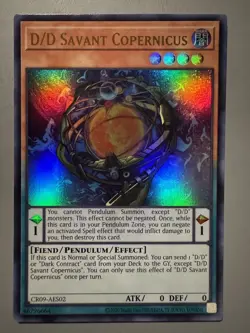 YUGIOH D/D SAVANT COPERNICUS ASIA ENGLISH CR09-AES02 ULTRA RARE (1ST RUN) - Image 1