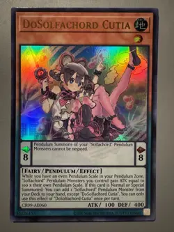 YUGIOH DOSOLFACHORD CUTIA ASIA ENGLISH EDITION CR09-AE060 ULTRA RARE - Image 1