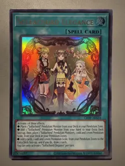 YUGIOH SOLFACHORD ELEGANCE ASIA ENGLISH CR09-AES23 ULTRA RARE (1ST RUN) - Image 1