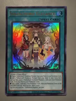 YUGIOH SOLFACHORD ELEGANCE ASIA ENGLISH EDITION CR09-AE070 ULTRA RARE - Image 1