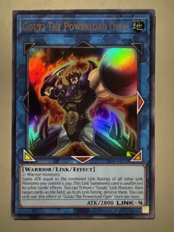 YUGIOH GOUKI THE POWERLOAD OGRE ASIA ENGLISH CR09-AES20 ULTRA RARE (1ST RUN) - Image 1