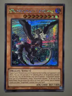 YUGIOH DRAGONMAID CEHRMBA ASIA ENGLISH EDITION CR09-AES30 SECRET RARE (1ST RUN) - Image 1