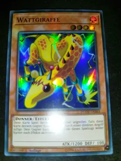 Yugioh Yu-Gi-Oh Wattgiraffe DUOV-DE064 Ultra Rare 1. Auflage Donner Near Mint - Image 1