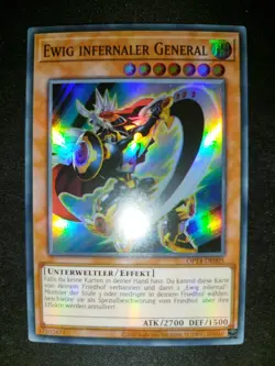 Yugioh Ewig Infernaler General OP14-DE005 Super Rare Near Mint - Image 1
