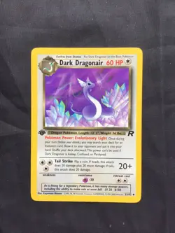 Pokemon Cards: Team Rocket 1st Edition Uncommon: Dark Dragonair 33/82 - Image 1
