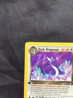 Pokemon Cards: Team Rocket 1st Edition Uncommon: Dark Dragonair 33/82 - Image 2