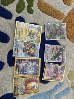 Mega Ex And Ex Lot Of Pokemon Cards! 4 Guaranteed Ex's! (Read Description). - Image 1
