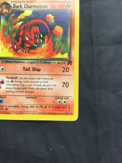 Pokemon Cards: Team Rocket 1st Edition Uncommon: Dark Charmeleon 32/82 - Image 4