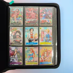 ONE PIECE CARD GAME SAMMELORDNER BINDER LUFFY ACE ZORO YAMATO KAIDO RARES - Image 4