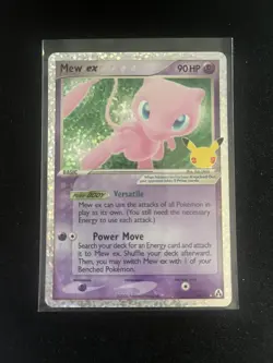 Mew EX Pokemon Celebrations 25th Anniversary Ultra Rare Holo Card - 88/92 - Image 1