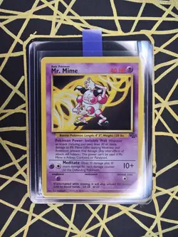 🔥 Mr. Mime 22/64 🔥 Original Non Holo Rare Jungle Set Pokemon Card WOTC 1999 - Image 1