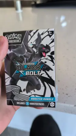Pokemon Cards - Scarlet & Violet: Black Bolt - BOOSTER BUNDLE BOX [6 Packs] New - Image 2