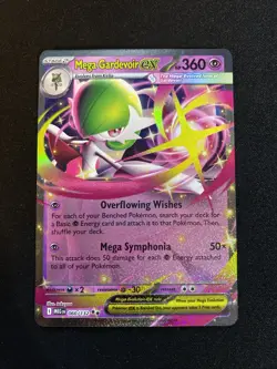 Mega Gardevoir ex 060/132 Mega Evolutions Double Rare Pokemon Card TCG - Image 1