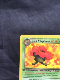 Pokemon Cards: Team Rocket 1st Edition Rare: Dark Vileplume 30/82 - Image 2