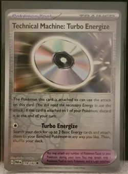 Pokemon TCG Card Technical Machine: Turbo Energize 179/182 Paradox Rift Reverse - Image 1